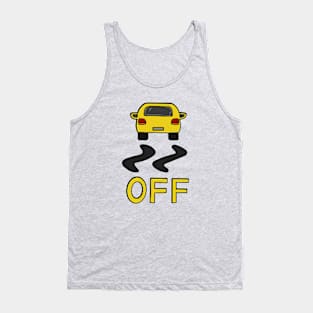 Yellow Car Tank Top